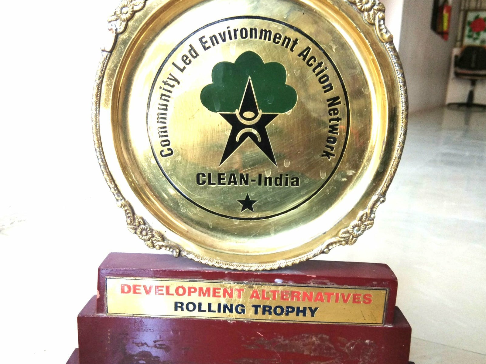 The Development Alternatives rolling trophy of the Community Led Environment Action Network